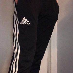 adidas full stripe length sweatpants